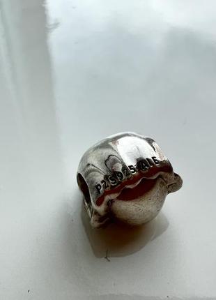 Срібний шарм pandora little princess charm2 фото