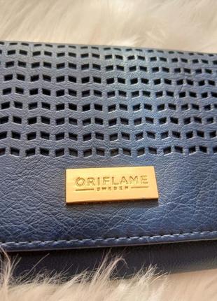 Прямоугольный кошелек, синий кошелек от oriflame2 фото