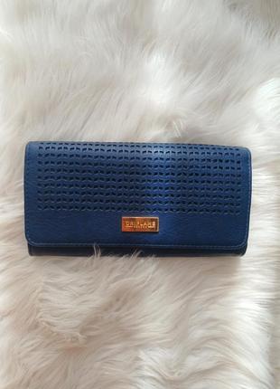 Прямоугольный кошелек, синий кошелек от oriflame1 фото