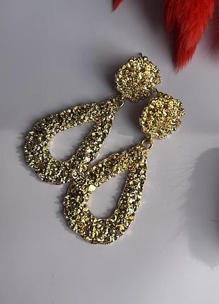 Серьги zara. серьги капли. серьги каплины. женские серьги