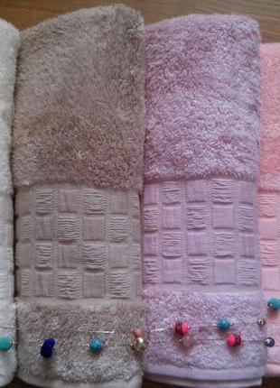 Набір стильних банних бамбукових рушників cestepe bamboo delux 4 шт