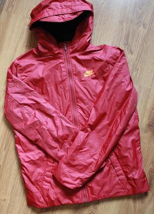 Совершення курточка теплая на флисе 158-170 см унисекс nike b nsw jkt fleece lined2 фото