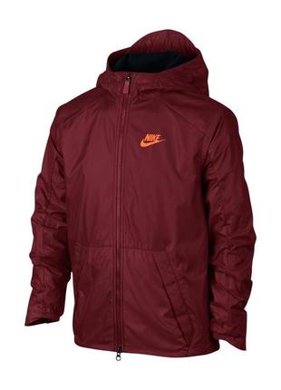 Совершення курточка теплая на флисе 158-170 см унисекс nike b nsw jkt fleece lined