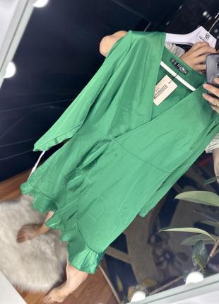 Нова сатинова сукня батал plus size 18 ххл