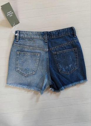Новые джинсовые шорты h&amp;m разм. 134 і 140 см.2 фото