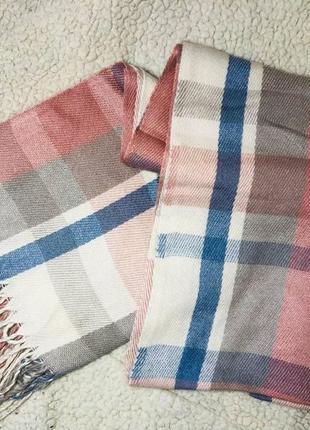 Шарф в клеточку scarf 130 х 50 см