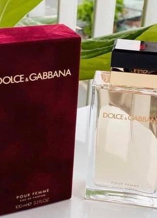 Парфюмированная вода dolce &amp; gabbana pour femme 100ml(оригинал!!)1 фото