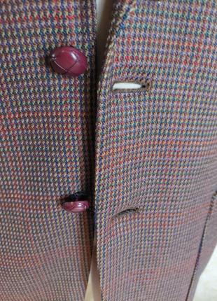 Пиджак гусиная лапка, вискоза, блейзер, пиджак в клетку м5 фото