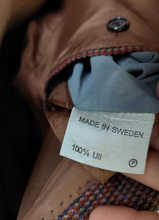 Пиджак гусиная лапка, вискоза, блейзер, пиджак в клетку м8 фото