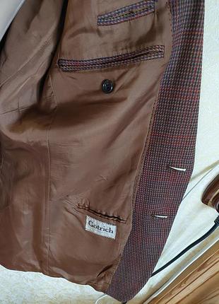 Пиджак гусиная лапка, вискоза, блейзер, пиджак в клетку м9 фото