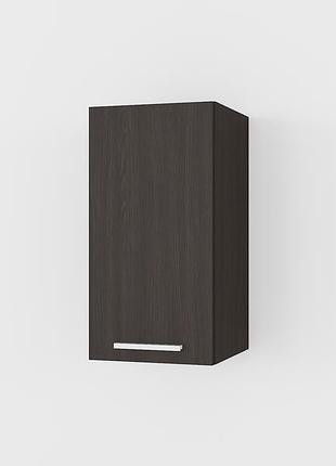 Шкаф навесной на кухню, шкаф у ванную, 300 мм венге темный с-008