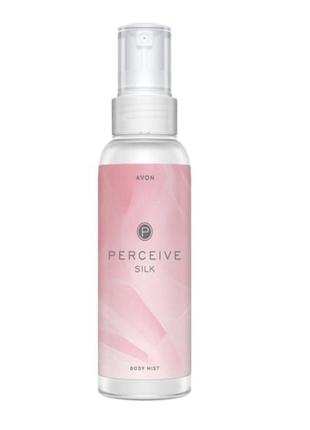 Парфумований спрей для тіла avon perceive silk, 100 мл