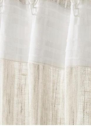 Льняная штора ikea birtine 100% лён