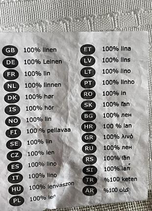 Льняная штора ikea birtine 100% лён