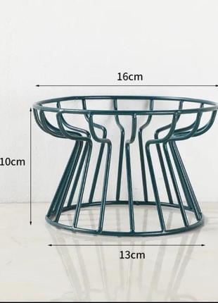 Высокая металлическая подставка для тарелки миски для животных кота кошек1 фото