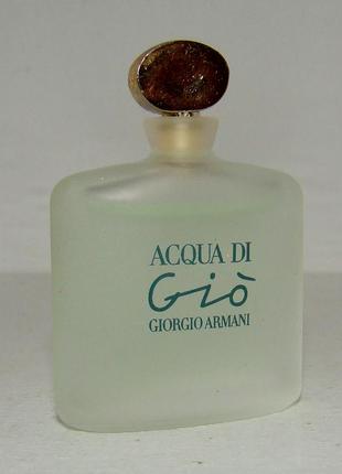 Миниатюра acqua di gio giorgio armani. оригинал. винтаж.