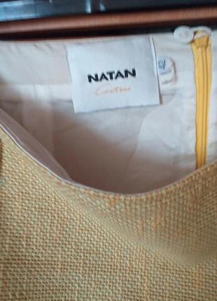 Natan couture винтажная юбка жёлтая 424 фото