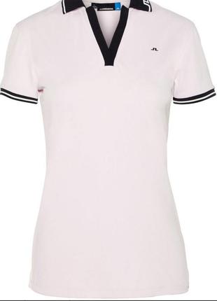 Женская футболка поло тенниска j. lindeberg w maria tx torque xs-s