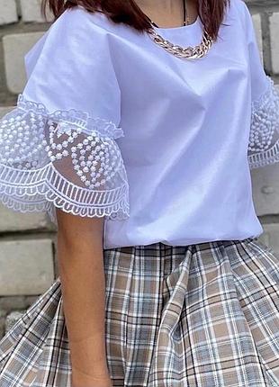 Блузка школьная