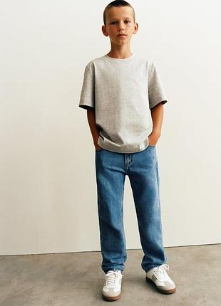 Джинси wide-leg zara