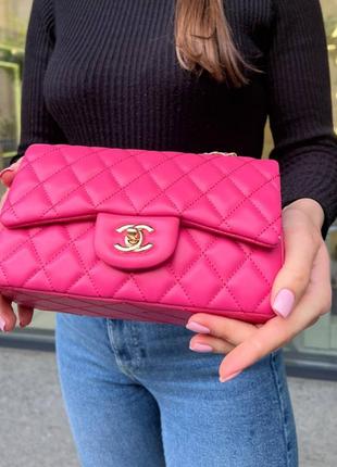 Женская розовая сумка из экокожи люксового качества