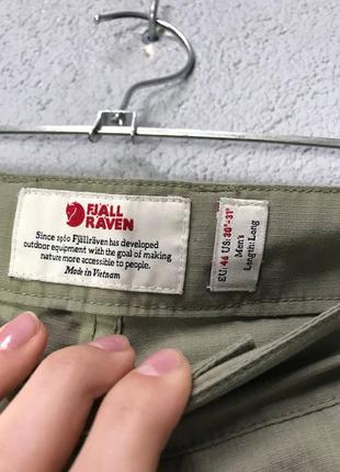 Штаны спортивные трекинговые fjall raven eu 46 мужские4 фото