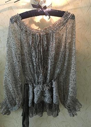 Невероятная шелковая блуза