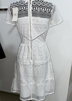 Кружевное платье ciara forthi белое5 фото