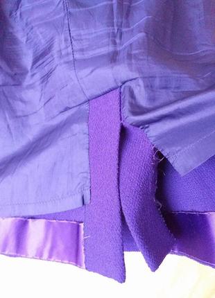 Laurel винтажная шерстяная юбка фиолетовая 388 фото