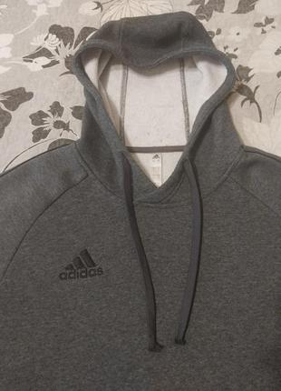 Мужское теплое худи adidas. 2