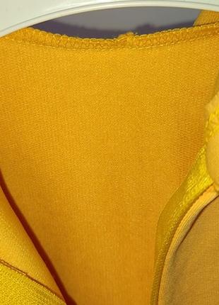 Костюм дитячий двойка спортивний, худі на блискавці з капюшоном, штани, для хлопчика, дівчинки, жовтий5 фото
