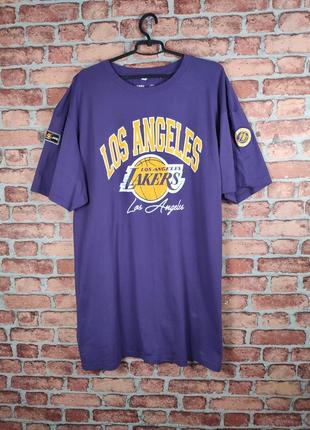 Футболка платья los angeles lakers nba оверсайз oversize