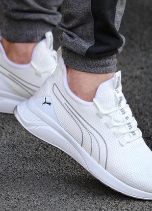 Кроссовки puma free run white2 фото