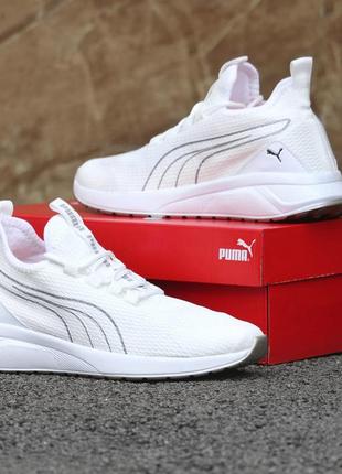 Кроссовки puma free run white3 фото