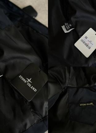 Мужская плащевка stone island dark blue.6 фото