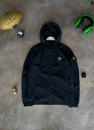 Мужская плащевка stone island dark blue.3 фото