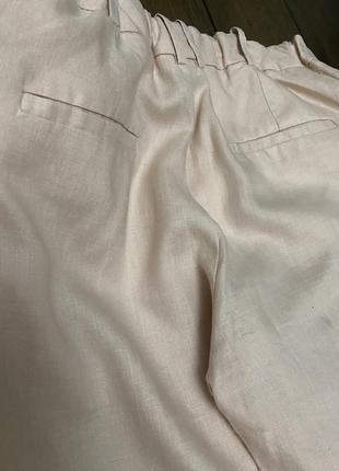 Льняні брюки штани6 фото