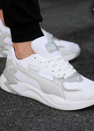 Кросівки puma white2 фото