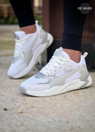 Кроссовки puma white3 фото