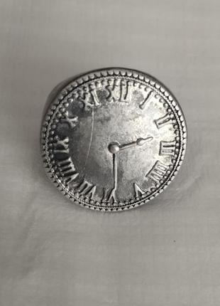 Перстень печатка з римськими цифрами вінтаж