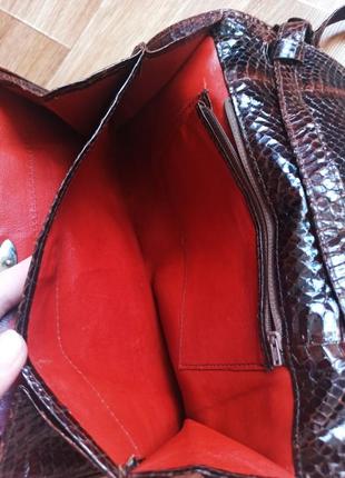 Жіноча сумка з шкіри крокодила крокодиляча шкіра7 фото