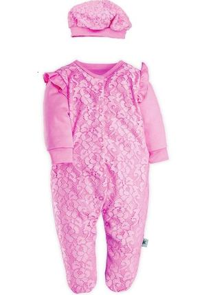 Комбинезон нарядный-человечек с шапочкой зефир звездочка