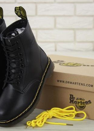 Dr martens ботинки с мехом и сменными шнурками /осень/зима/весна😍8 фото