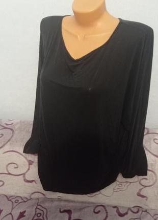 Базовая женская кофточка чёрного цвета