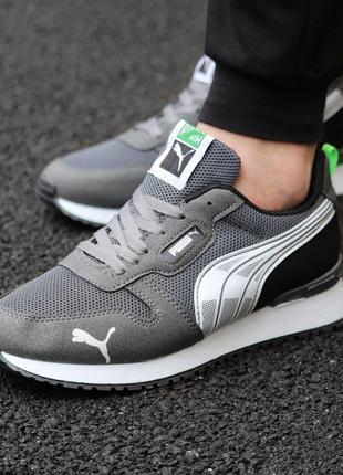 Кроссовки puma black and white