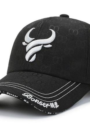 Бейсболка bonser котон цвет черный