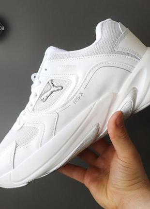 Кросівки puma white4 фото