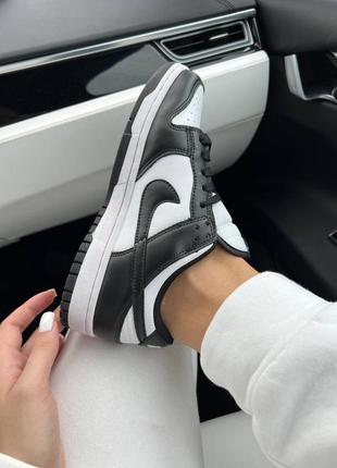 Кроссовки nike sb dunk white black9 фото