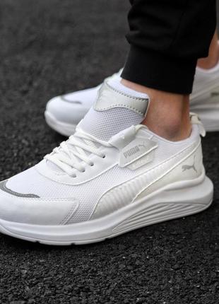 Кроссовки puma white2 фото