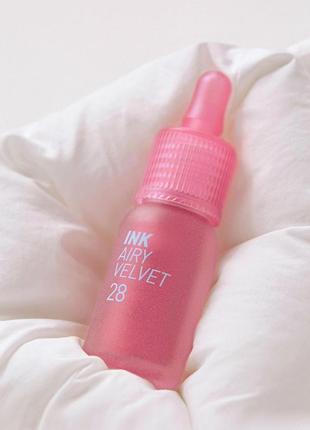 Матовий тінт peripera ink airy velvet 28 berry good pink